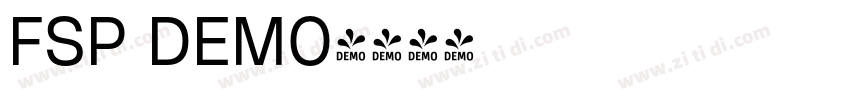 FSP DEMO字体转换